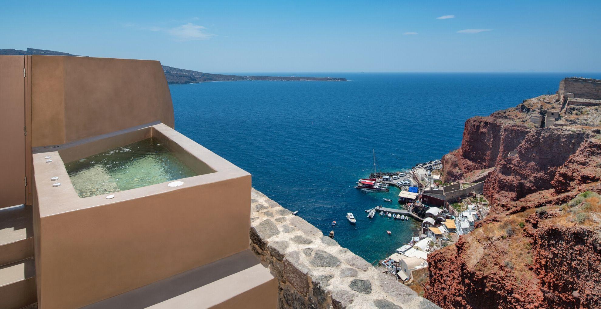 Old Castle Oia Villa Buitenkant foto