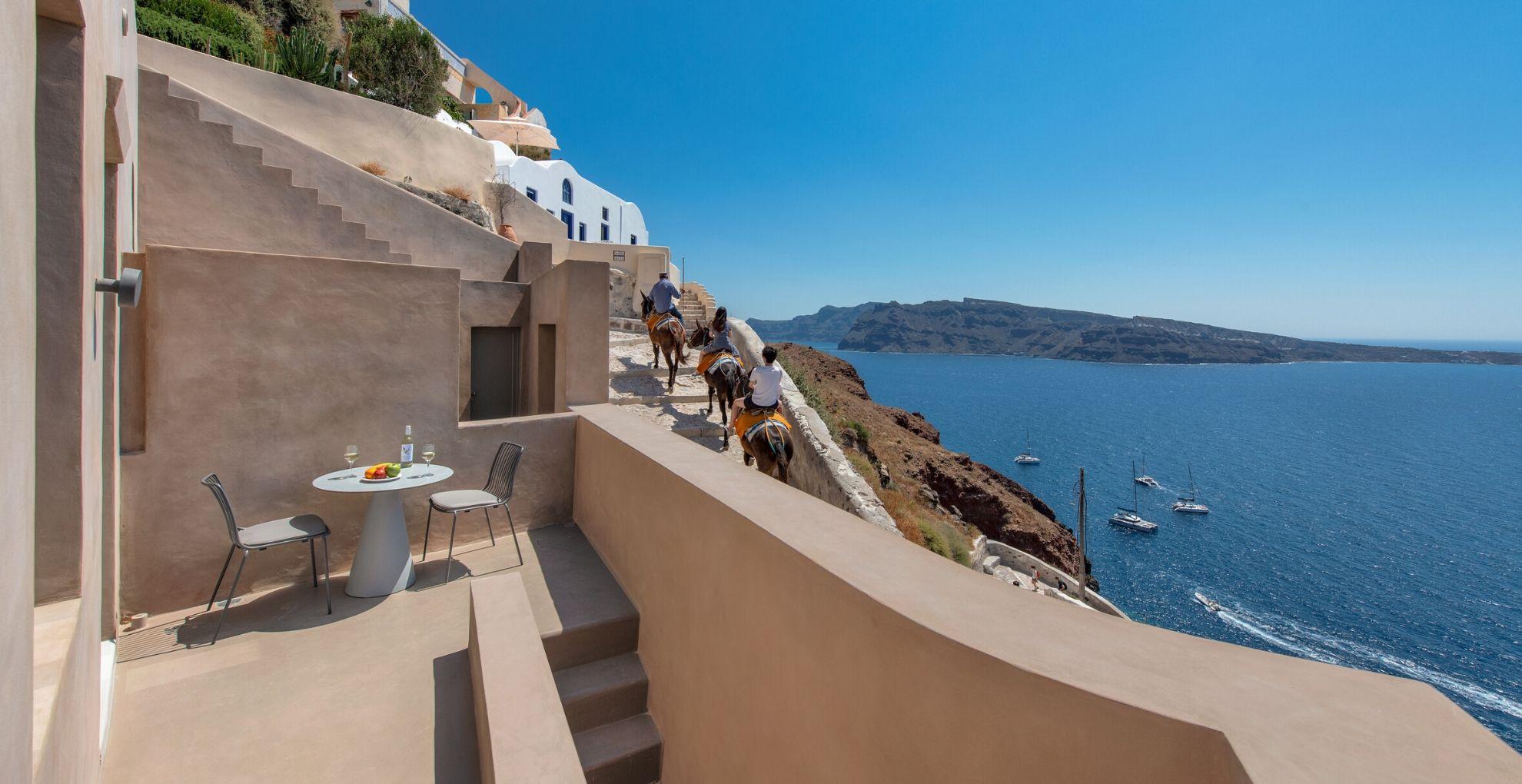 Old Castle Oia Villa Buitenkant foto