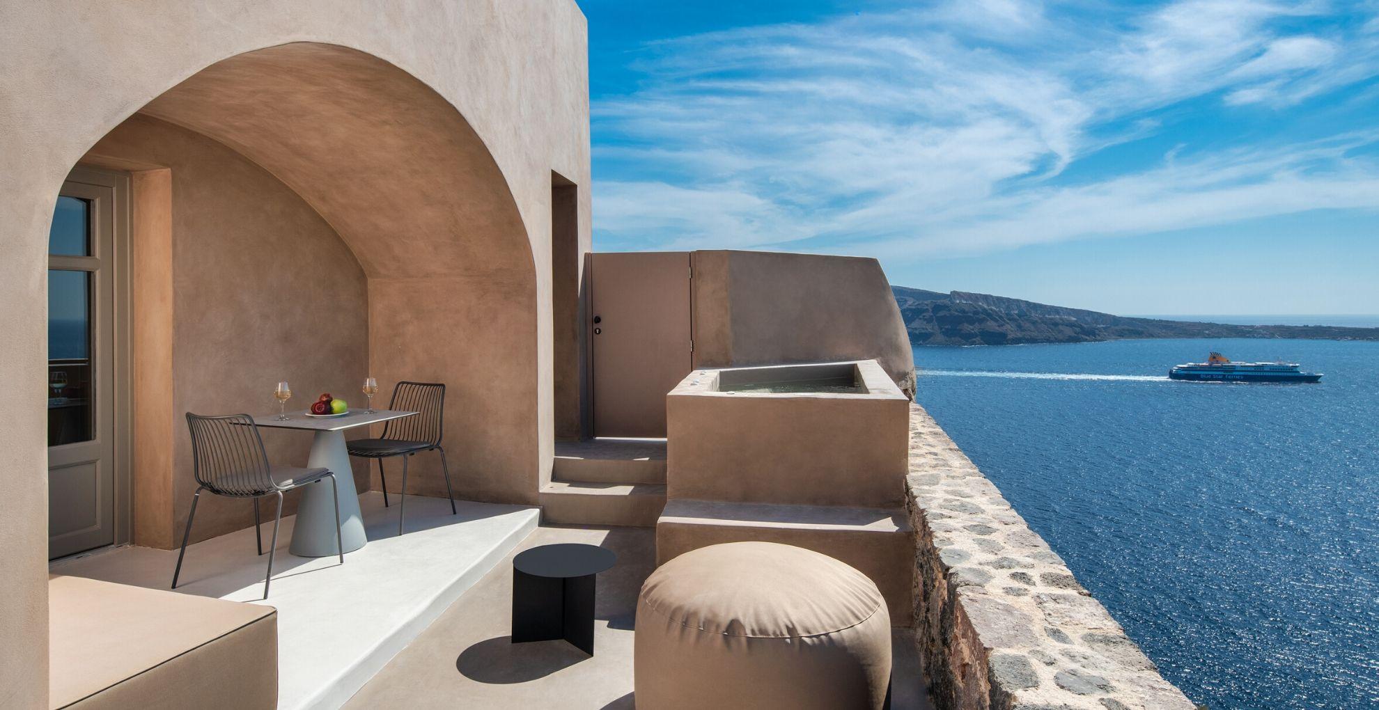 Old Castle Oia Villa Buitenkant foto
