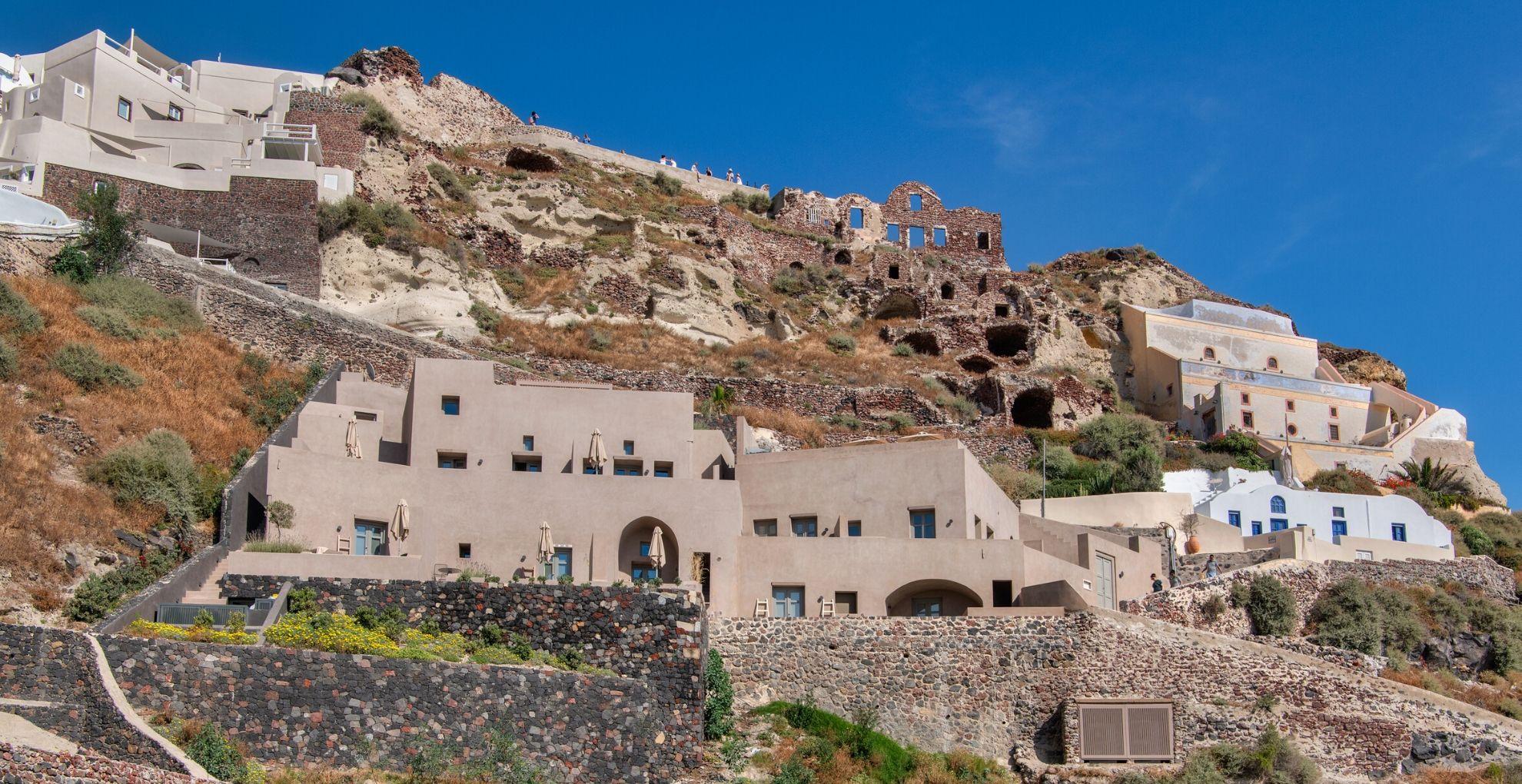 Old Castle Oia Villa Buitenkant foto